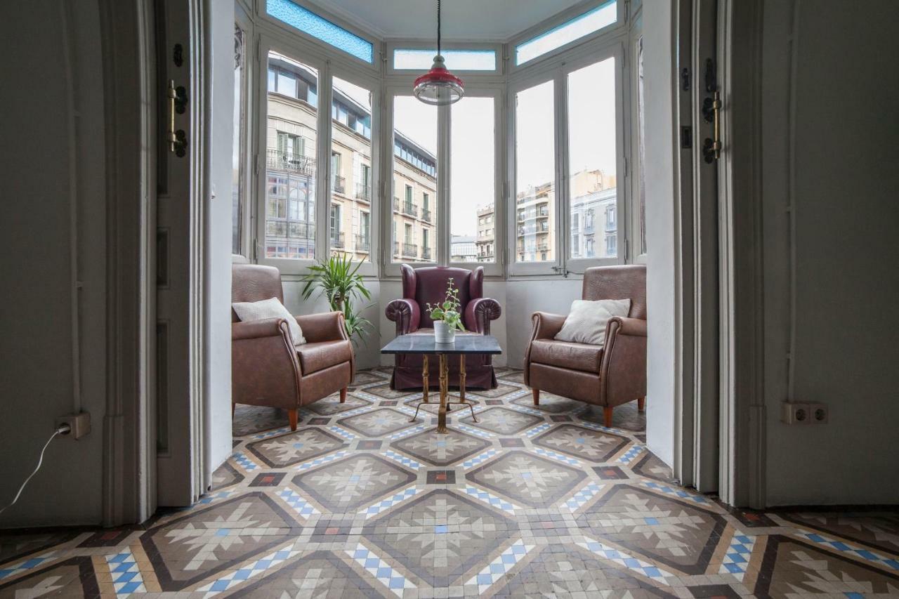 Apartamento Modernista para Grupos Barcelona Bagian luar foto